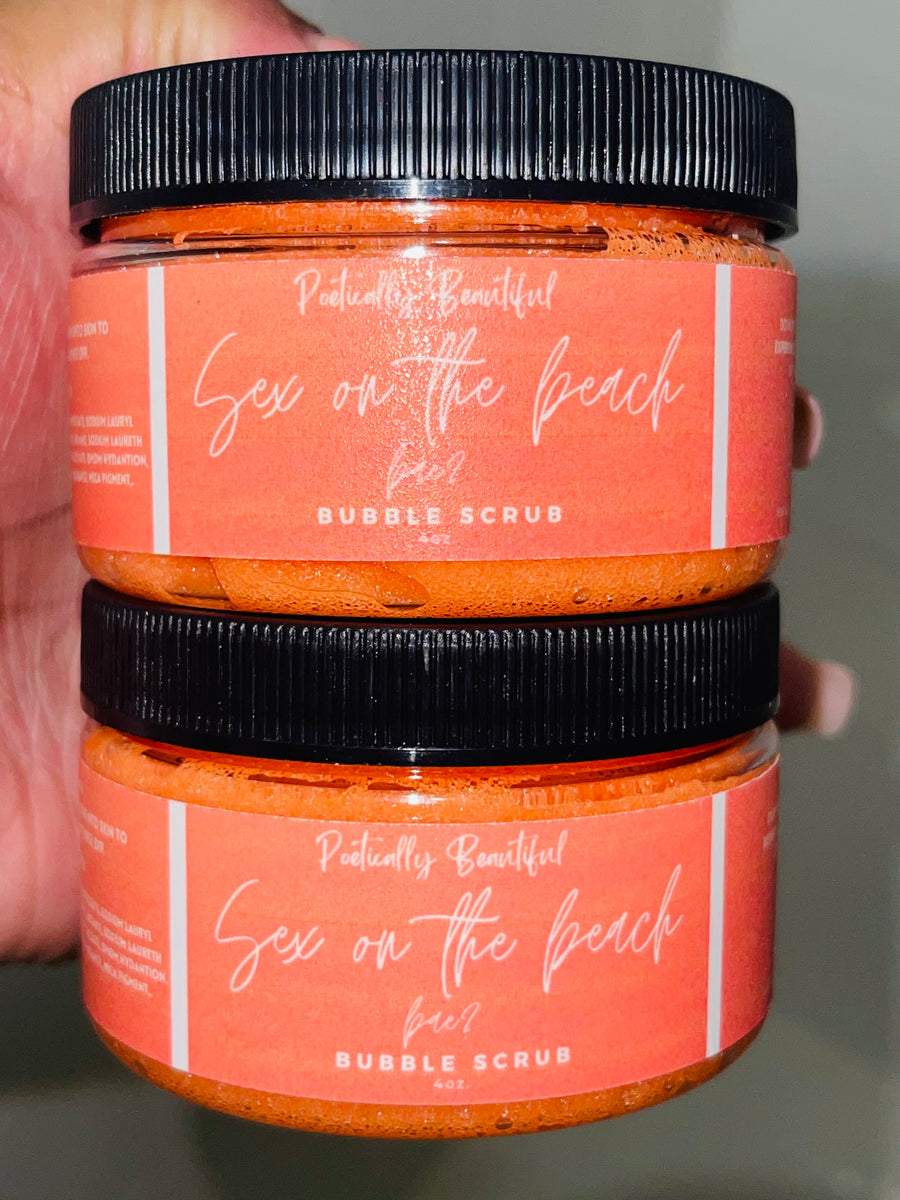 SEX ON THE BEACH BUBBLE SCRUB – POETICALLY BEAUTIFUL LUSH COSMETICS